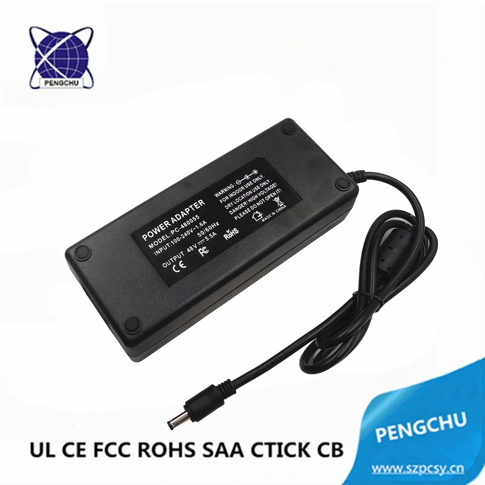 48V 5A AC/DC Power Adapter 240W Battery Charger with UL CE FCC RoHS SAA CB PSE
