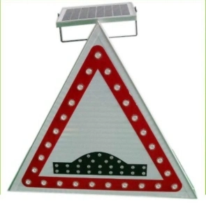 Aluminum High quality/High cost performance  Solar Powered Outdoor Traffic Sign