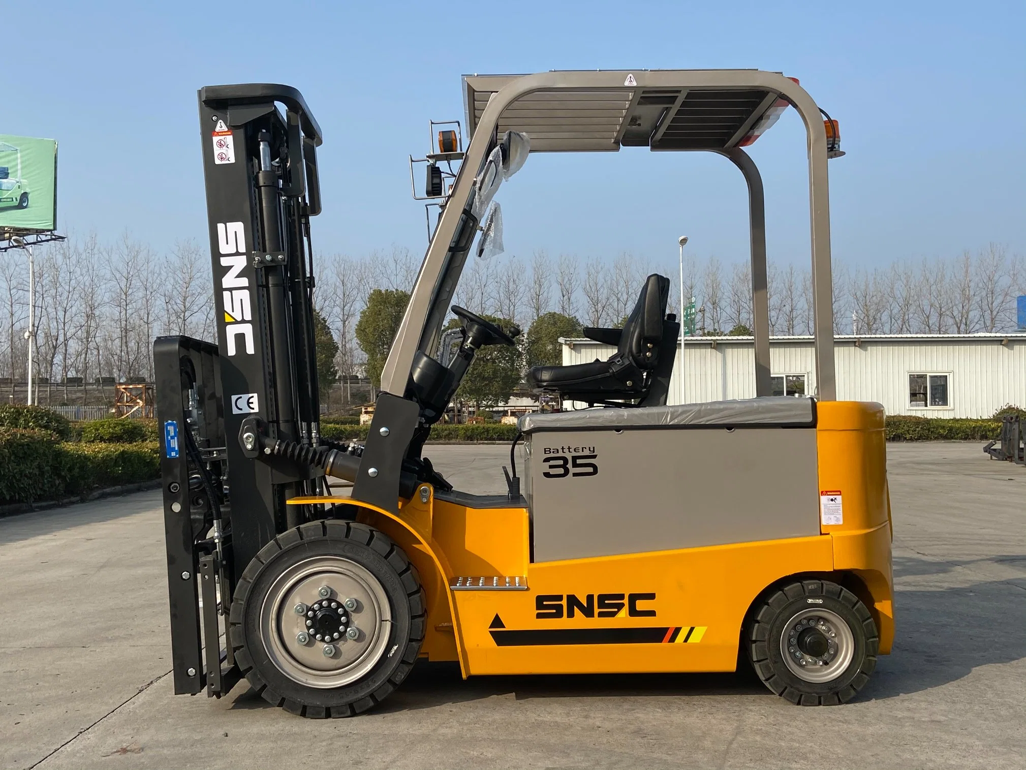 Fb35 80V 560ah Strong Power Truck with 3m Lifting Height Electric Forklift Mini Electric Forklift