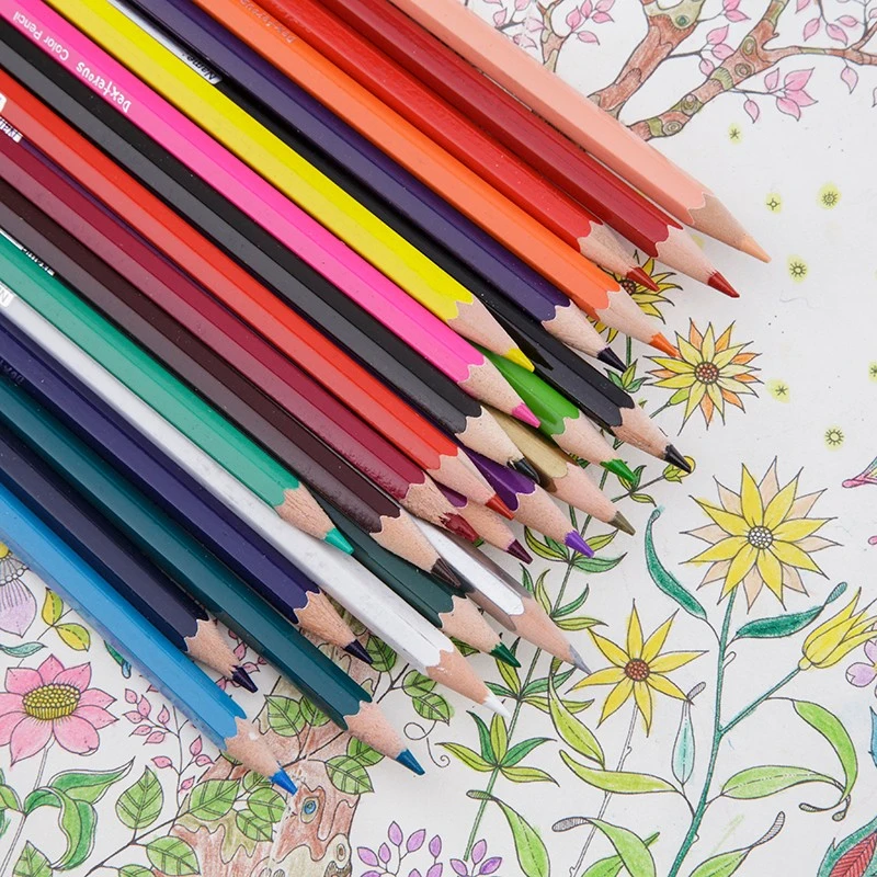 Школьный офис поставки оптом цветной карандаш 24colors набор карандаша