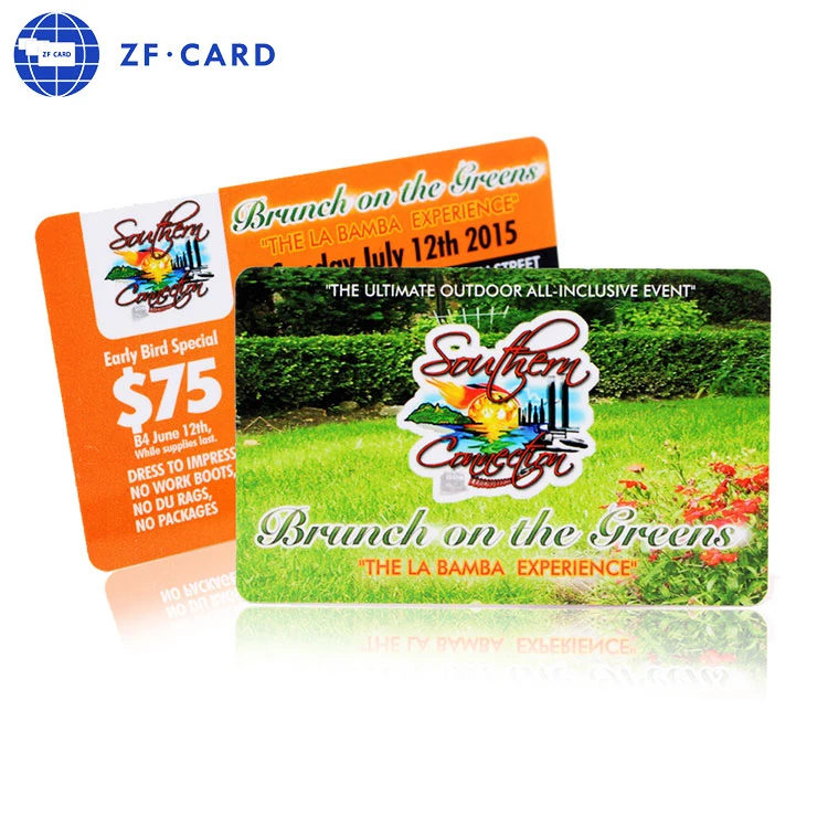 Ntag (R) 213 Plastic Cards (credit card size) with Logo Printing Both Side