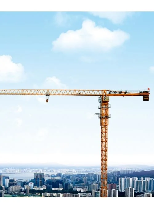 Torre de elevação com carga máxima de 18 t com ponta de lança de 3.2 t Guindaste de lança de 60 m.