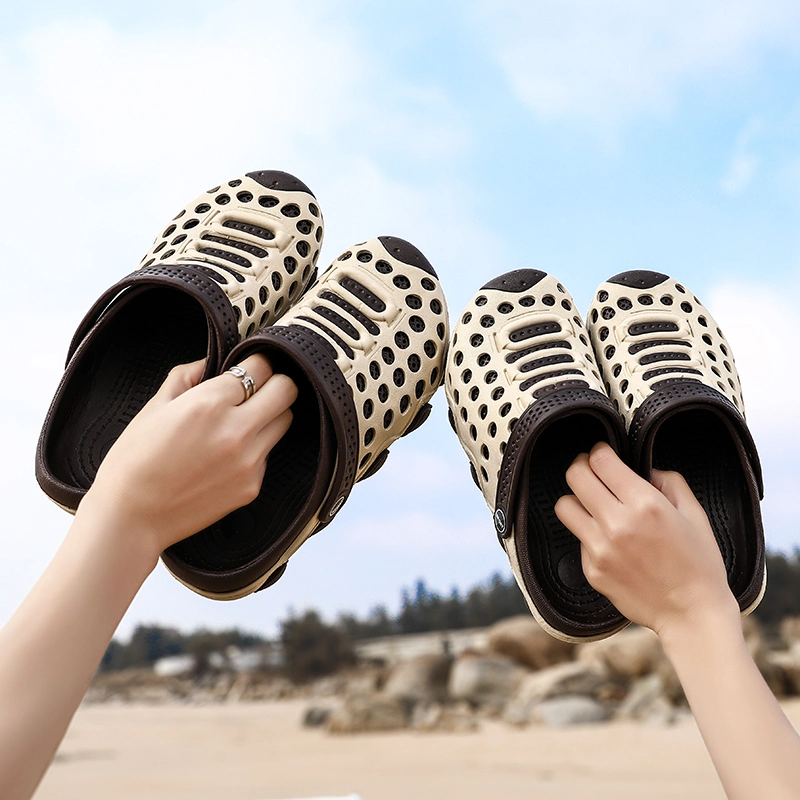 Summer Non-Slip Deodorant Wear-Resistant EVA Light Clogs Hole Women Sandals Casual Shoes