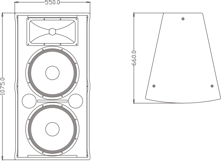 Professional Dual 15" Multi-Purpose Speaker