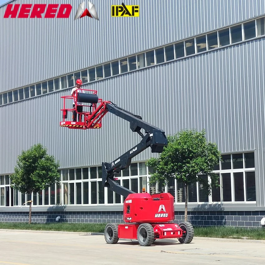 Hered 14 Meters Height Good Quality Articulating Boom Lift Lifting Equipment