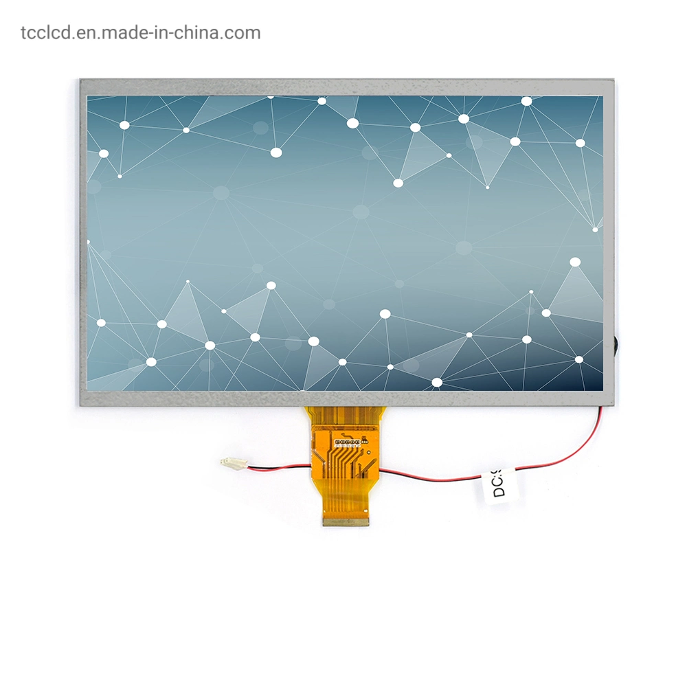 10.1 Inch TFT Display 1024*600 Lvds Interface 50 Pin LCD Module Optional Touch Screen