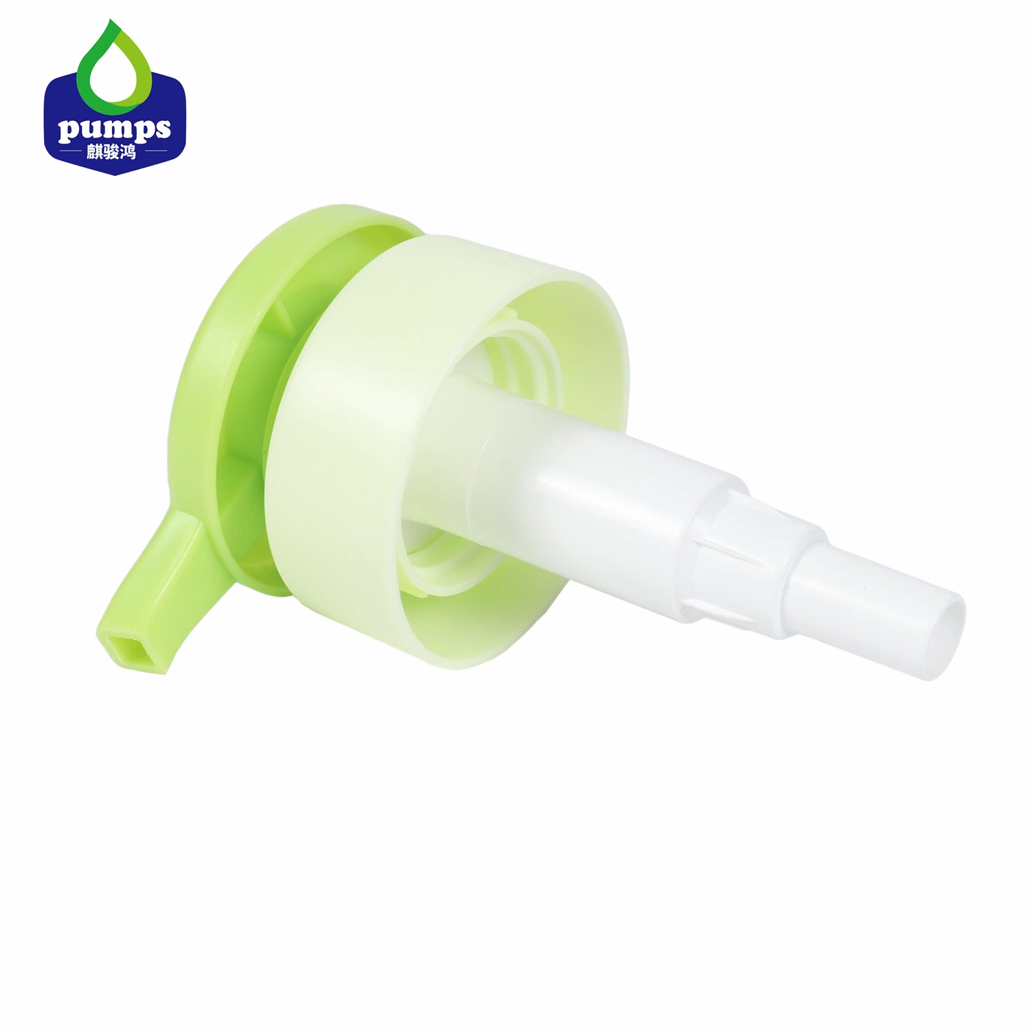 Light Green Color Round Shape Shampoo Pump