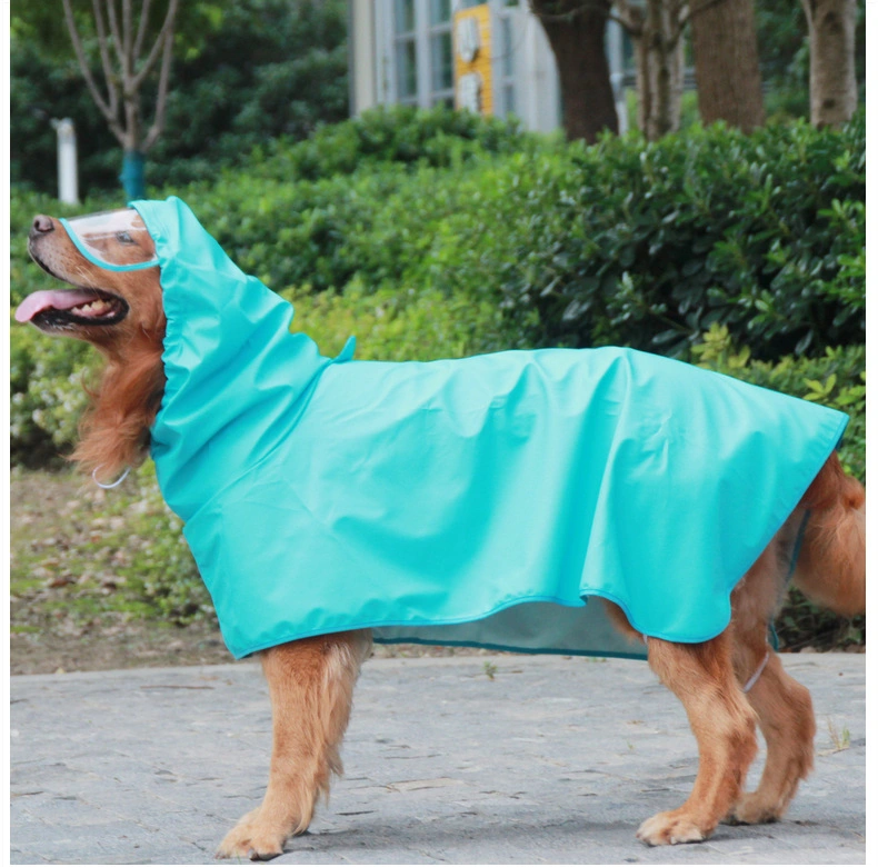 Impermeable Pet Raincoats impermeable Perro lluvia usando ropa de mascota
