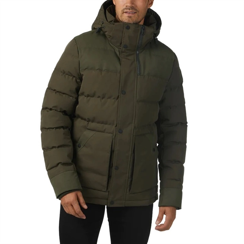 2023 qualité supérieure Short d'hiver léger pour hommes Softshell décontracté Veste matelassée en duvet NV-003 à capuche amovible