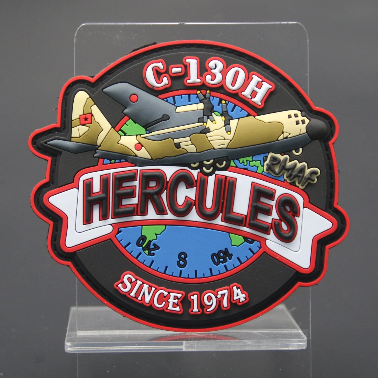 China Wholesale/Supplier Custom Heat Transfer Tactical Gear Patch Iron on Sticker Name Clothing Label Printing 3D PVC Rubber Patches for Souvenir