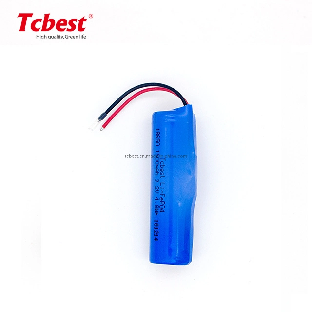 Factory Direct 3.2V 3.7V 1500mAh 2200mAh 3000mAh Lithium Li-ion Li Ion LiFePO4 Rechargeable Ifr Icr 18650 Battery Cell with CE/MSDS/RoHS for Flash Light