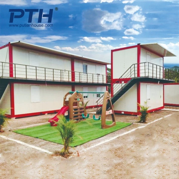 China Supplier Sandwich Panel Material Container House Prefab House with Quick Built and Assemble