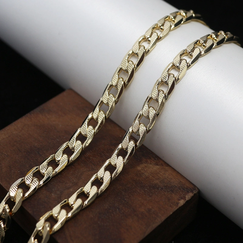 Wholesale/Supplier Custom Stainless Steel Plated 14K 18K Gold Vermeil Thin Rope Chain Necklace Rope Gold Chain