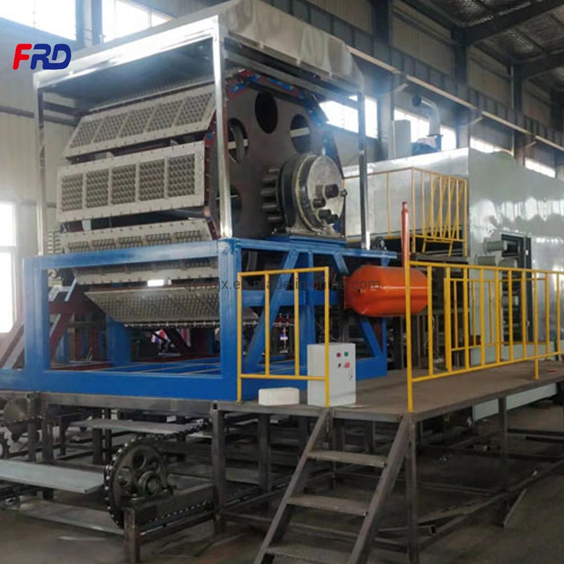 62 Good Quality 2500 PCS/H 3*4 Recycled Egg Paper Tray Forming Making Machine Pulp Paper Egg Tray Carton Box Machine for Production Line with Waste Paper