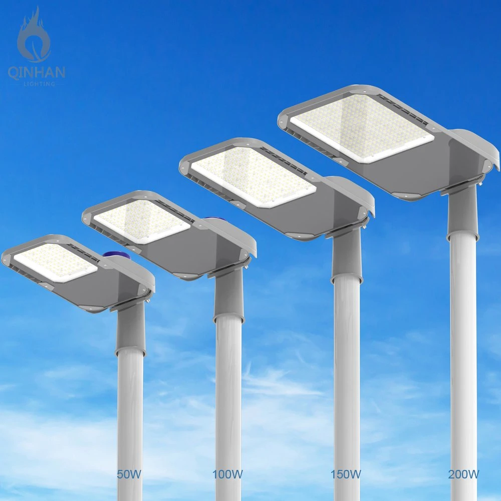 PLC Lorawan Photocell Intelligent Solar LED Street Light para Exterior Iluminação de estrada principal para jardim de 50 W - 300 W.