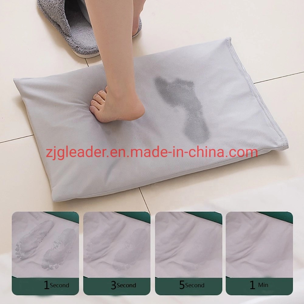 Zjgleader Factory Outlet Diatomite Soft Mat Water Absorption Diatomite Diatomite Mud Soft Mat Bathroom Toilet Mat Custom