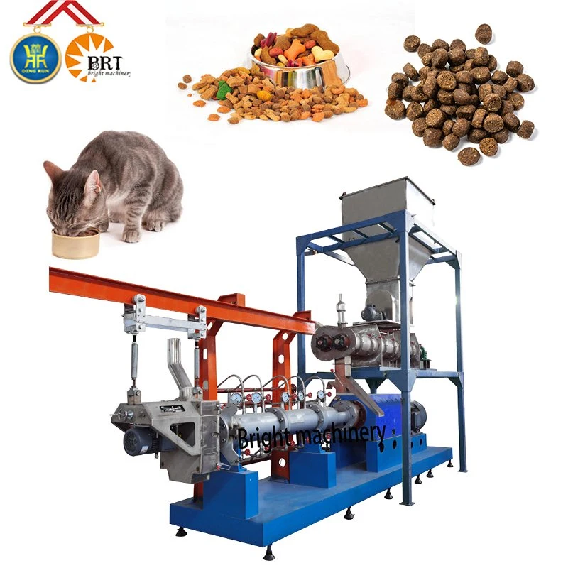 Auto Dog Cat Feed Extruder Dog Food Pellet Herstellung Verarbeitung Linienmaschinen