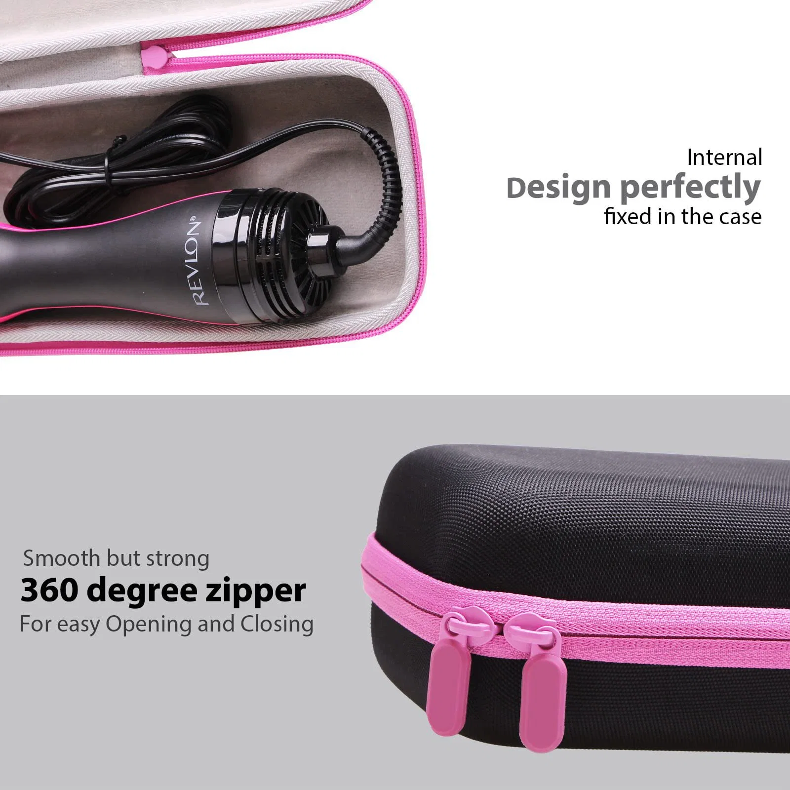 EVA Hard Case for Revlon Booster Round Brush Dryer and Hair Styler Case