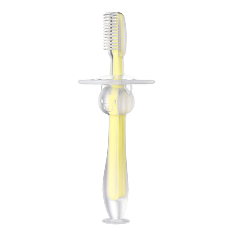 Silicone Durable Suction Soft Baby Toothbrush