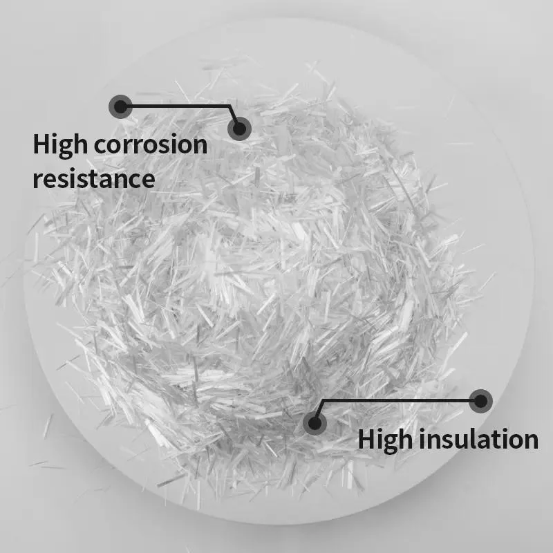 AR fibre de verre fil haché pour béton/ciment/plâtre