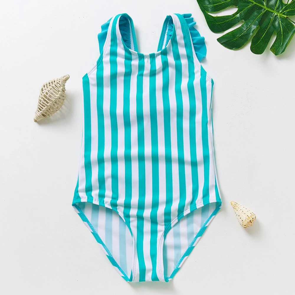 Girls Swimwear Bathing Suits Baby Swimsuit 1PCS Girls Ruffle Bikini Child Swimsuit Beachwear