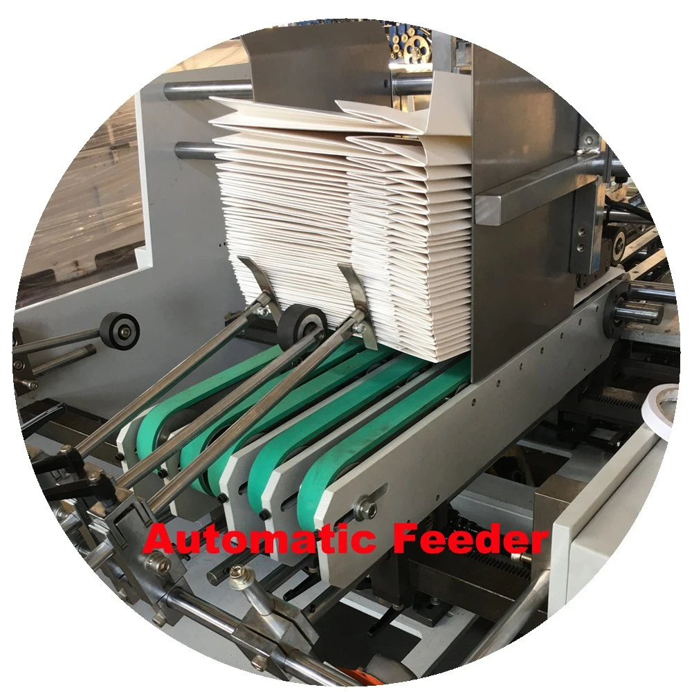 High Speed Semi Automatic Botique Shopping Handle Paper Bag Bottom Gluing Machine