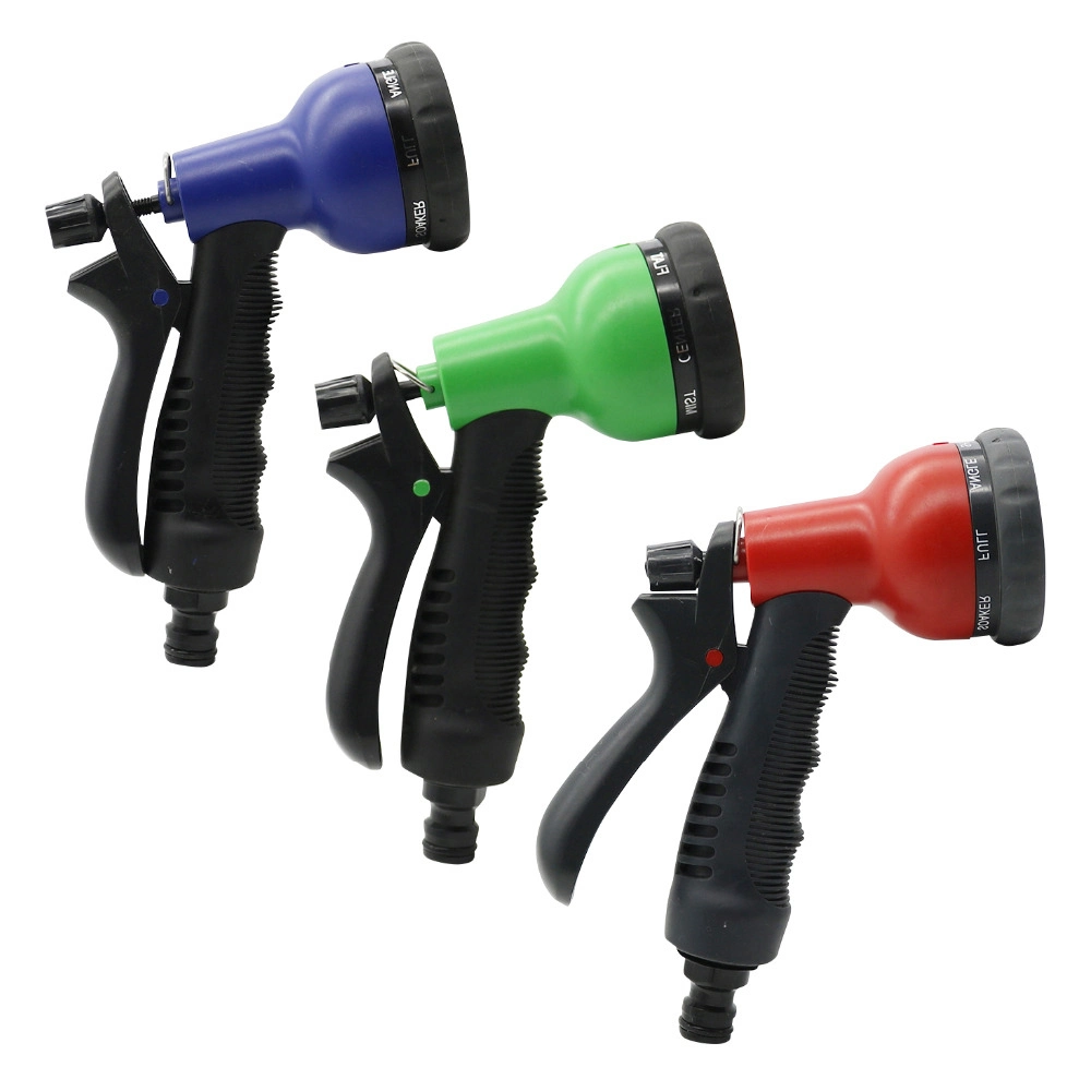 Car Wash Agricultural Irrigation Adjustable 8 Functions High Pressure Water Gun Nozzle Washer