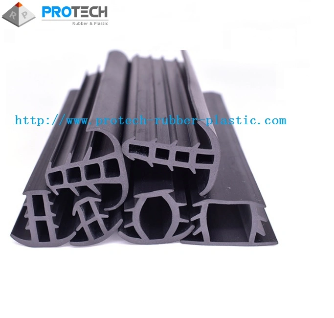 Les joints en caoutchouc EPDM OEM personnalisé Strip/Caoutchouc de silicone de moulage par extrusion profil profil extrudé