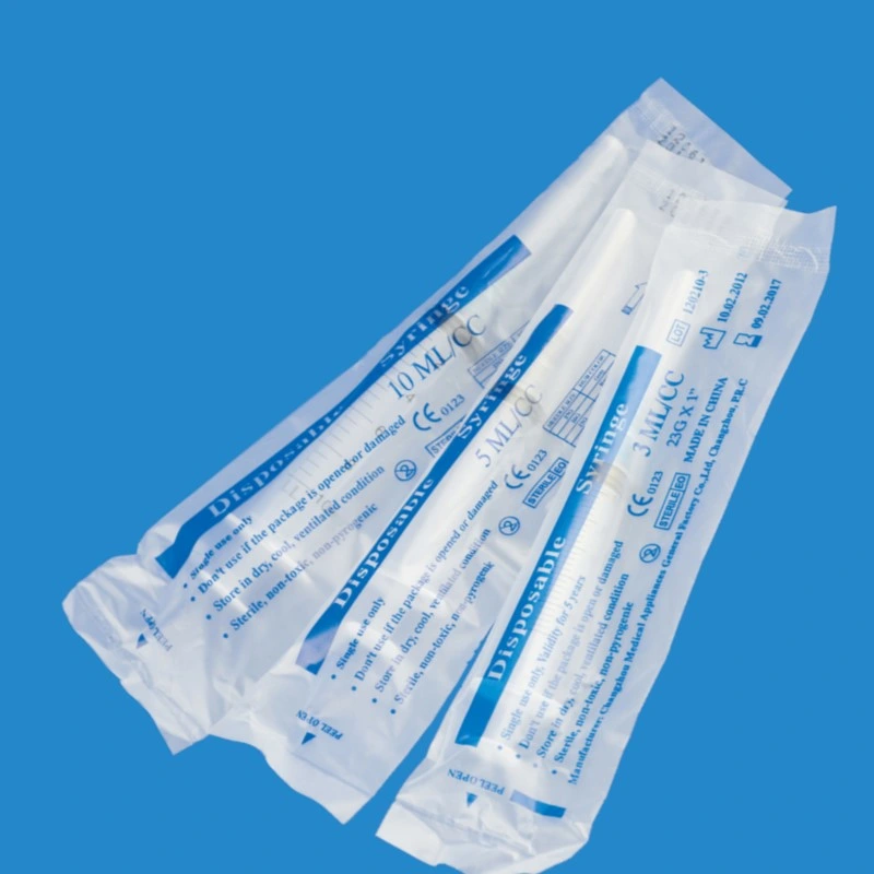 Disposable Syringe 3ml Luer Slip for Injection with Needle CE ISO