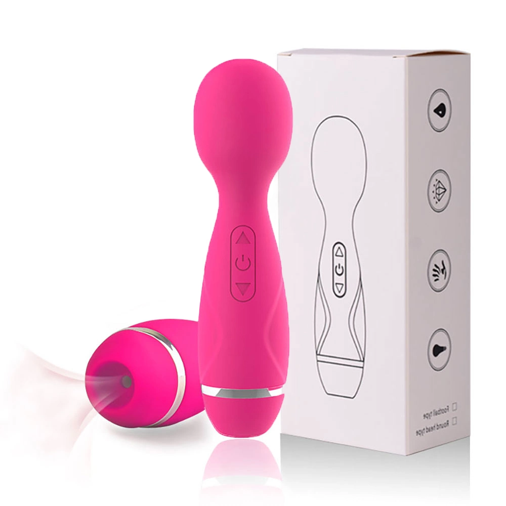 Female Mini Sex Toy Personal AV 8 Frequency Vibration 5 Modes Sucking Wand Vibrators for Women Clitoris Stimulator