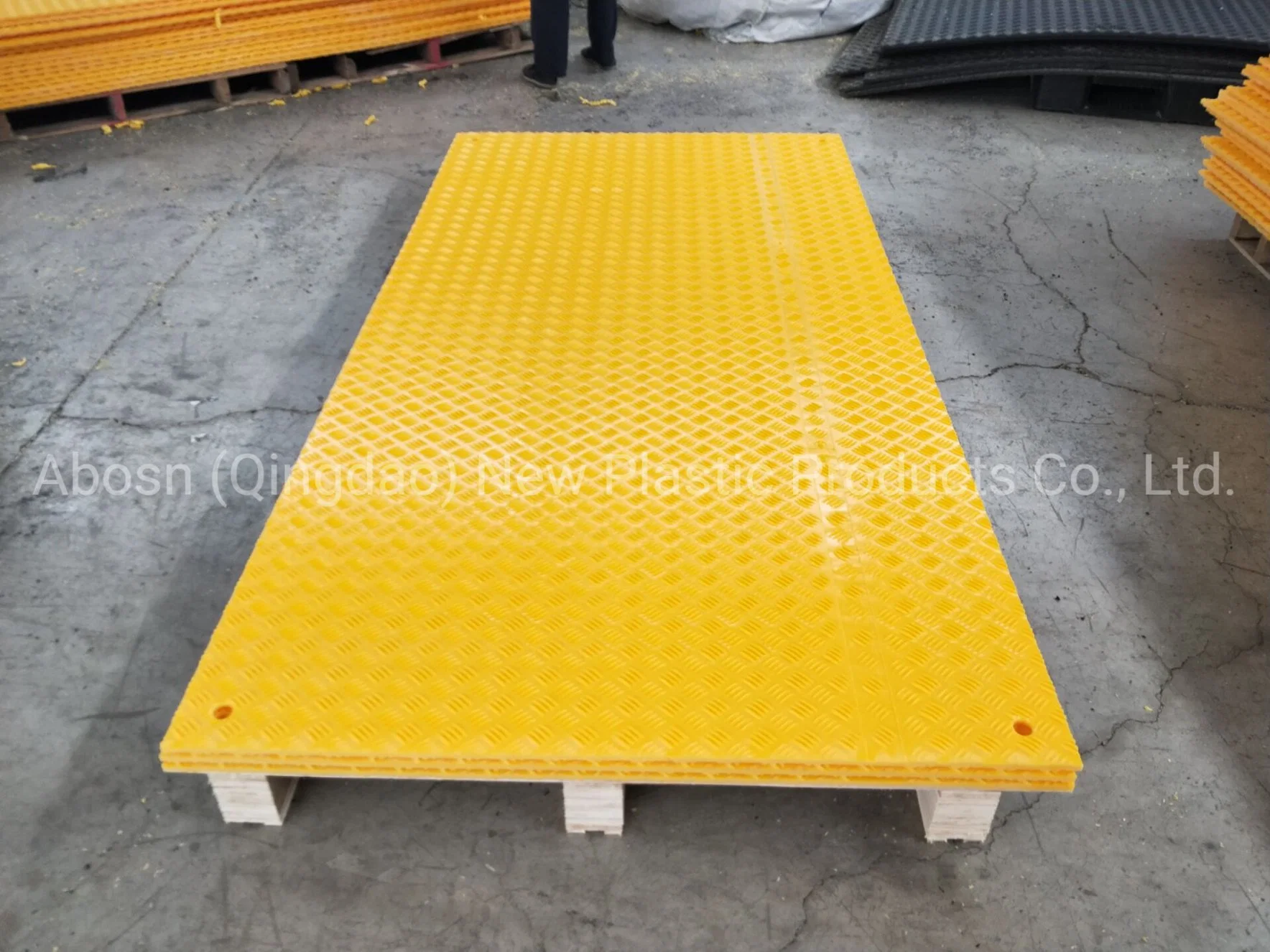 UV Resistant Polyethylene Ground Protection Mats HDPE Plastic Sheet