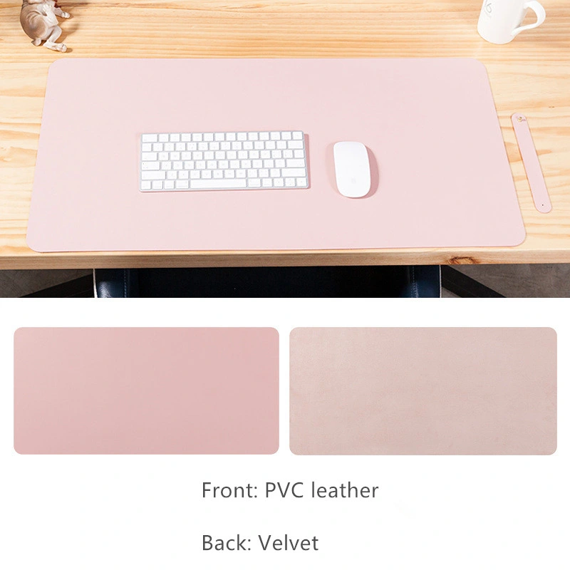 Custom Logo OEM Packaging Personalized PU Leather Wireless Charging Charger Gaming Mouse Pad