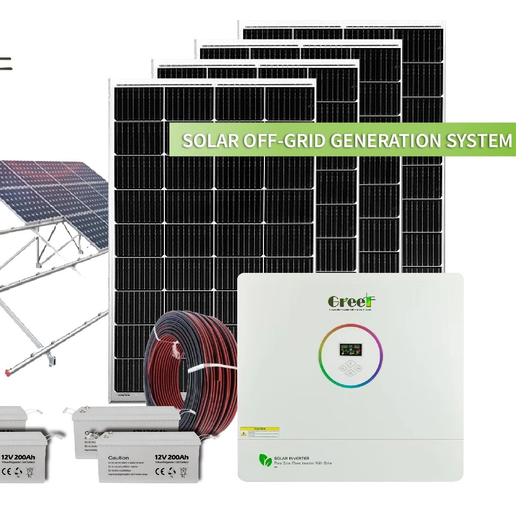 5kw 10kw off-Grid Solar System for Household Machines Continously