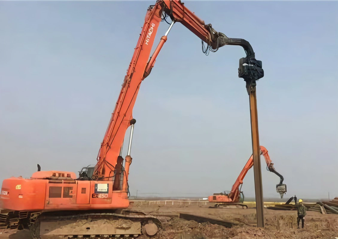 Pelle hydraulique monté sur 60tonne Pile Driver XE600DP