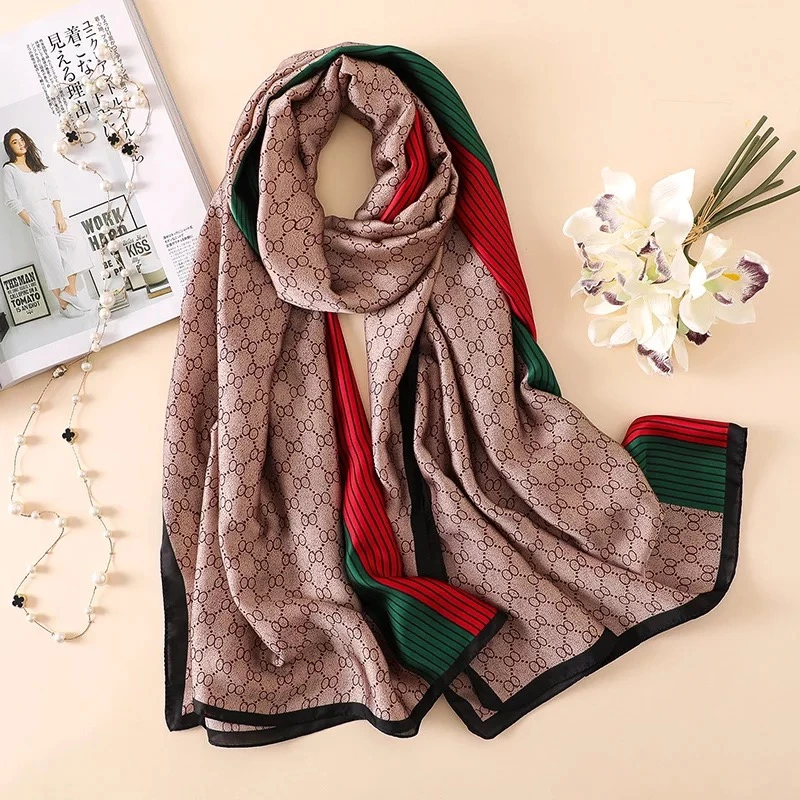 2020 Luxury Brand Women Scarf Summer Silk Scarves Shawls Lady Wraps