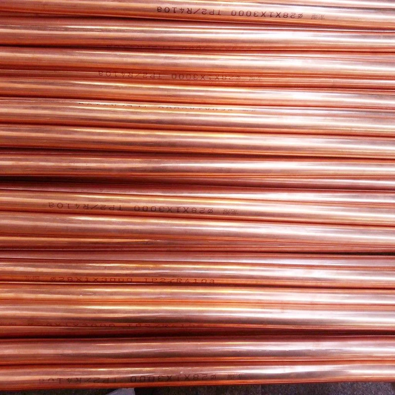 Copper Pipe / Copper Tube High Quality Seamless 1/4", 3/8", 5/16", 3/4" Coil Pipe / Copper Tube T2/Tp2/H62/H65 Large Diameter Copper Pipe/Brass Pipe Price