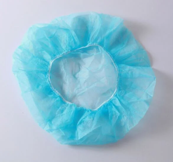 Food Processing Disposable Mob Caps Clipped Hair Head Cover Net Medical Disposable Head Covers Work Cap