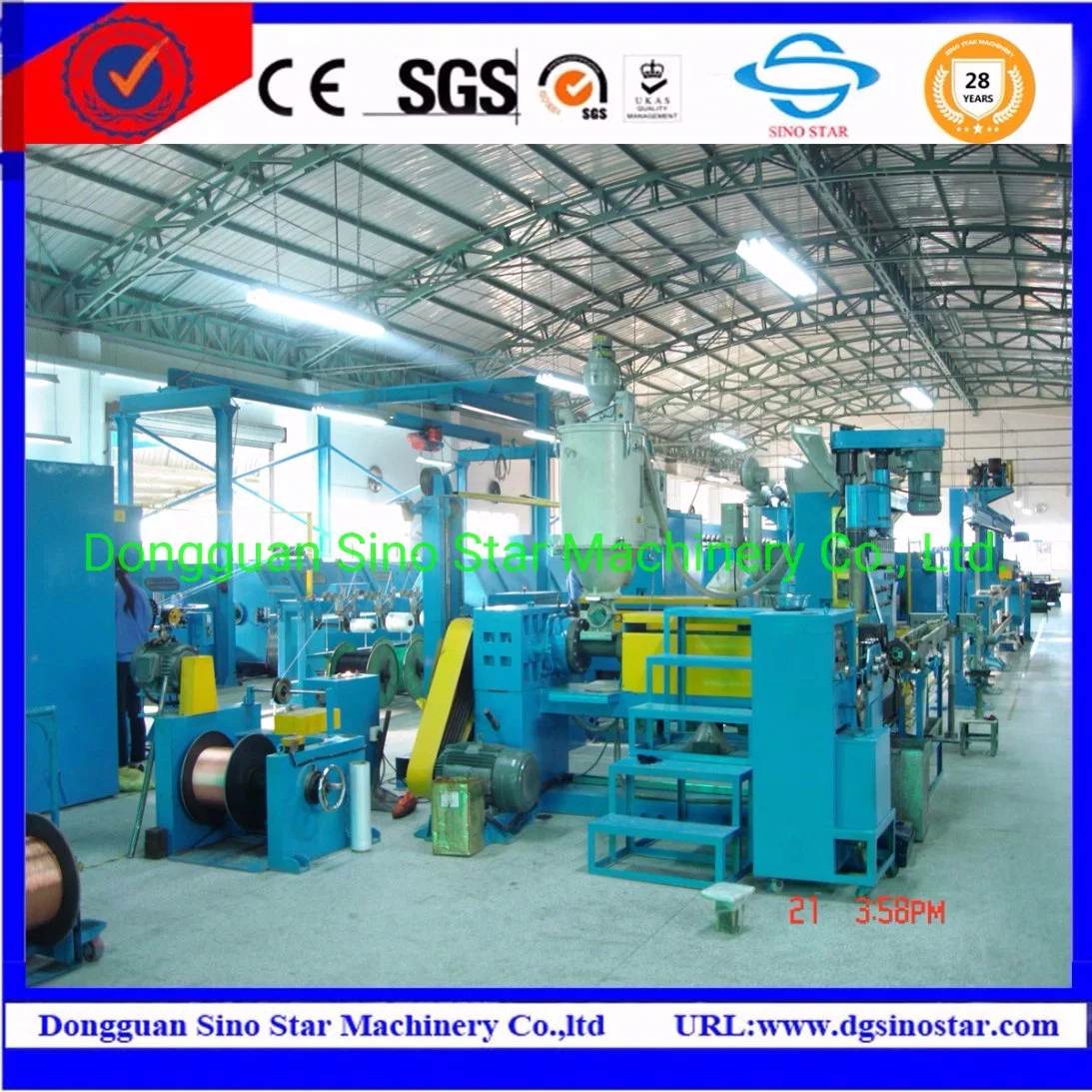 PVC Jacket Sheath Cable Extruder Machine for Extrusion Production Line for Extruding Plastic Materials