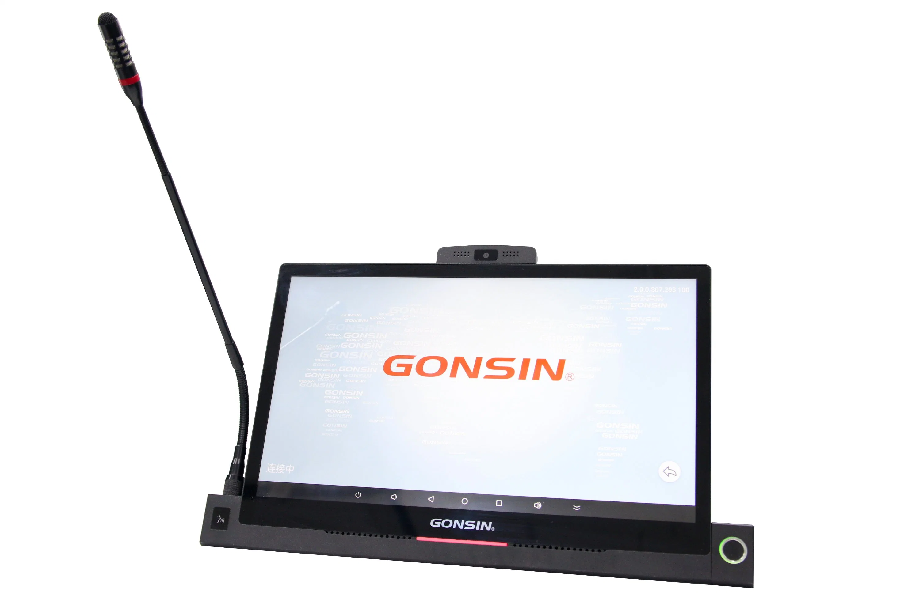 Digital Touch Screen Conference System with Discussion Microphone