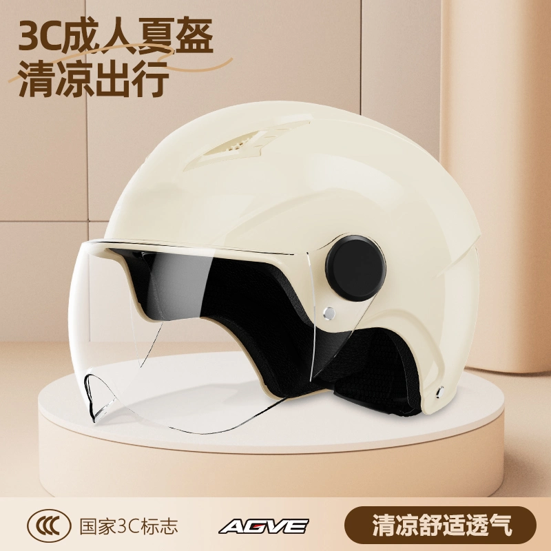 2023 New High quality/High cost performance Motorcycle Half Open Face Riding Safety Helmet 3CE/CE Approved Breathable Anti-Fall Motorbike Motocross Racing Helmet