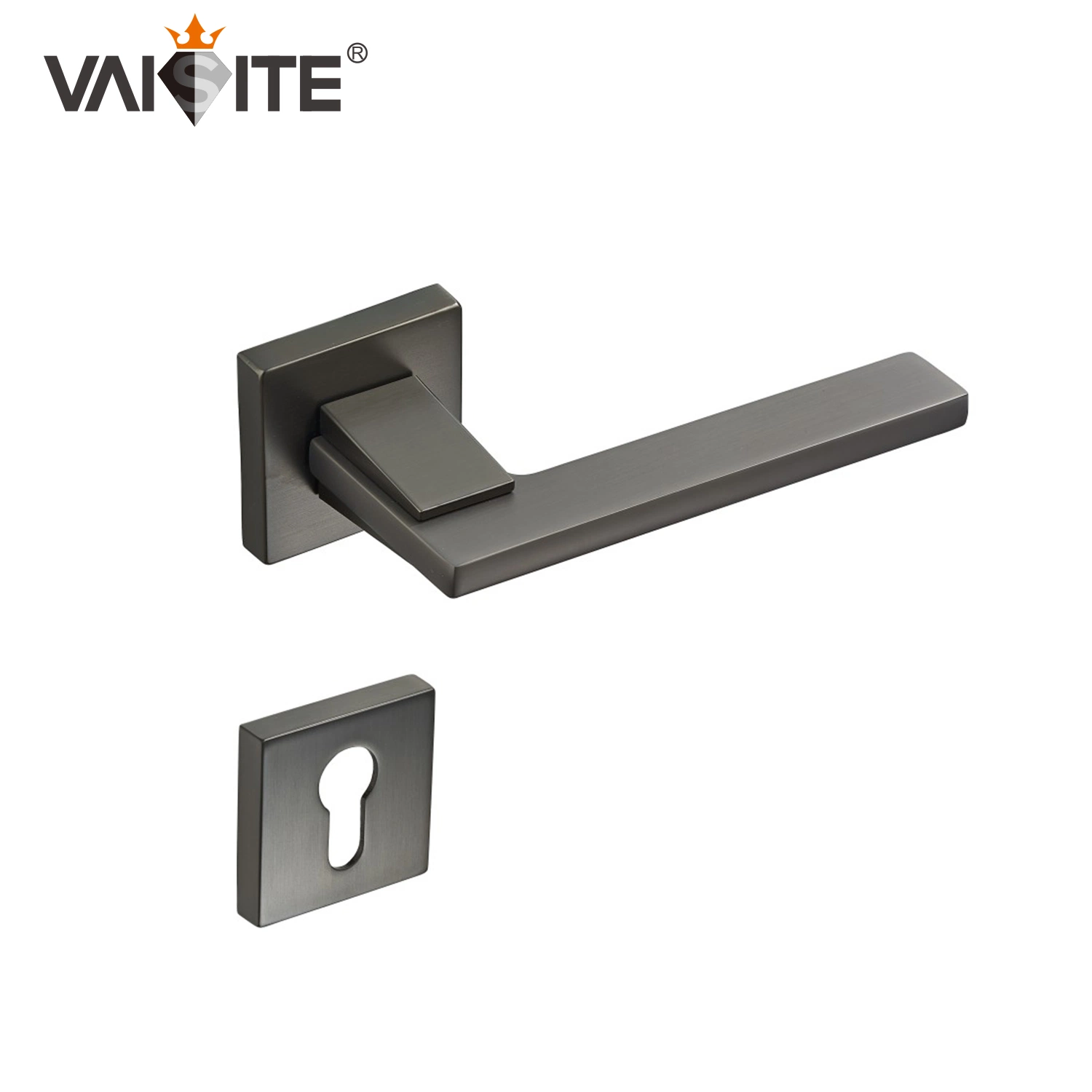 A6-280 Fast Delivery Fashionable Minimalist Style Luxurious Zinc Alloy Door Lever Handle on Rosette