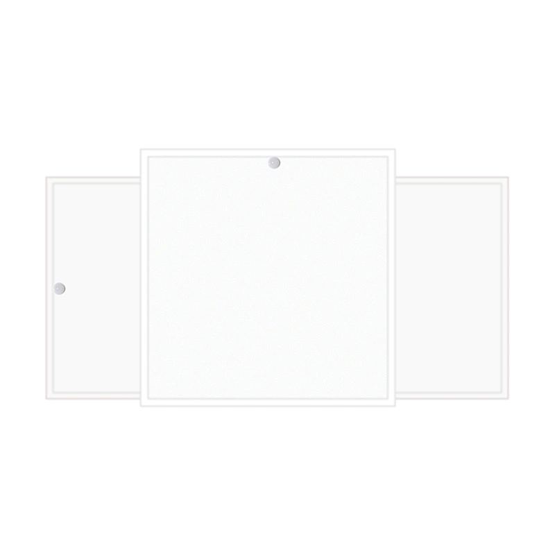 Luz de painel LED branca regulável pronto para stock 2700-6500K DE 600 X 600 alumínio Corpo luz de painel LED sem fios regulável de 40 W.