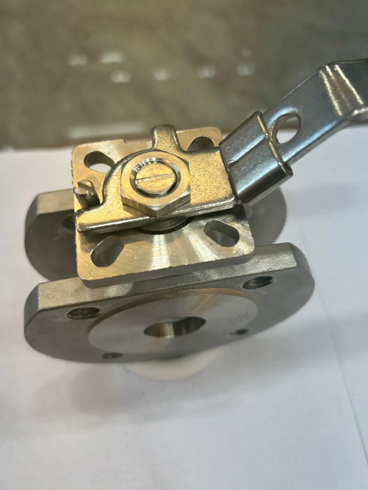 1PC Wafer Thin Flange RF. with ISO5211 Mounting Pad Pneumatic Electric Actuated Stainless Steel 316 304 Wcb Fire Safey Hydraulic Water Oil Control Ball Valve