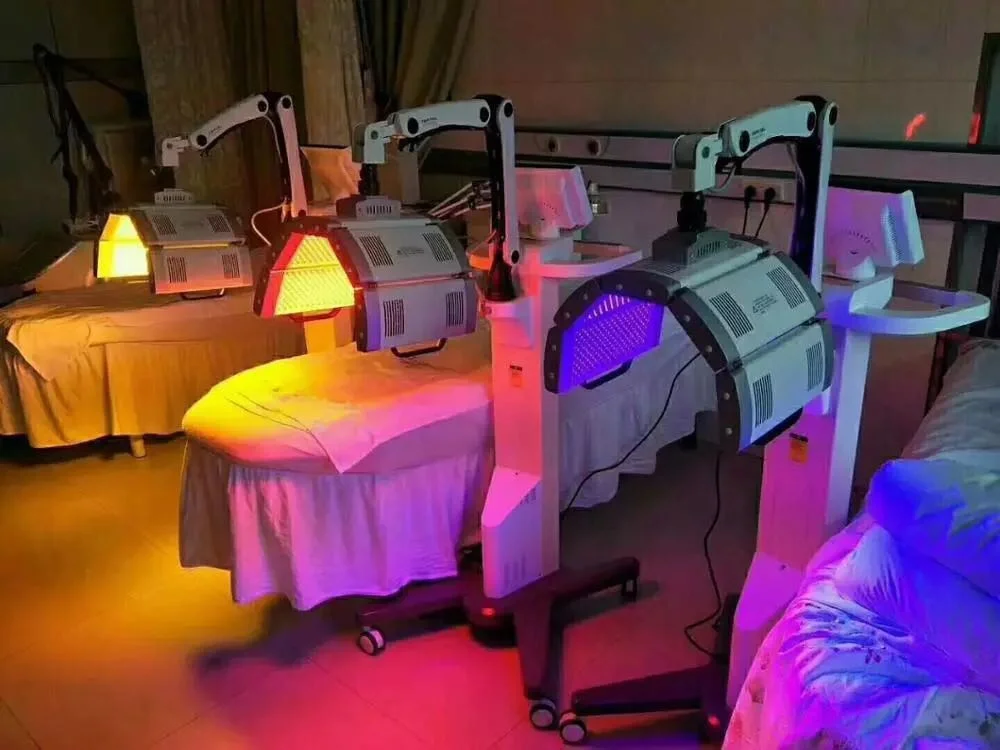 4 Farbe PDT LED-Lichttherapie Körperpflege Maschine Gesicht Hautverjüngung LED Gesichts Schönheit SPA PDT Therapie