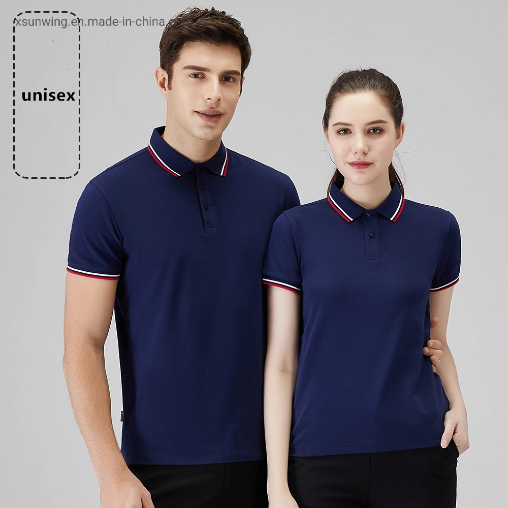 Xsunwing Manufacturer Direct Sale Cotton Polo T Shirts Unisex Men Women Clothes Custom Logo Printing Embroidery Gym Wear Made in Original Factory