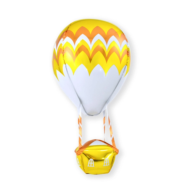 22" 4D Hot Air Balloon Shape Children's Toy Birthday Party Decoration Floating Aluminum Film Balloon Hot Air Balloon Decor