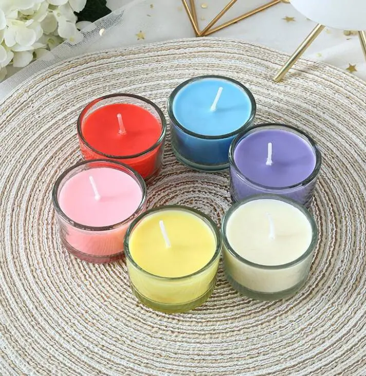 Transparent Candle Mini Aromatherapy Small Glass Candle Snowflake Birthday Romantic Valentine's Day Gift