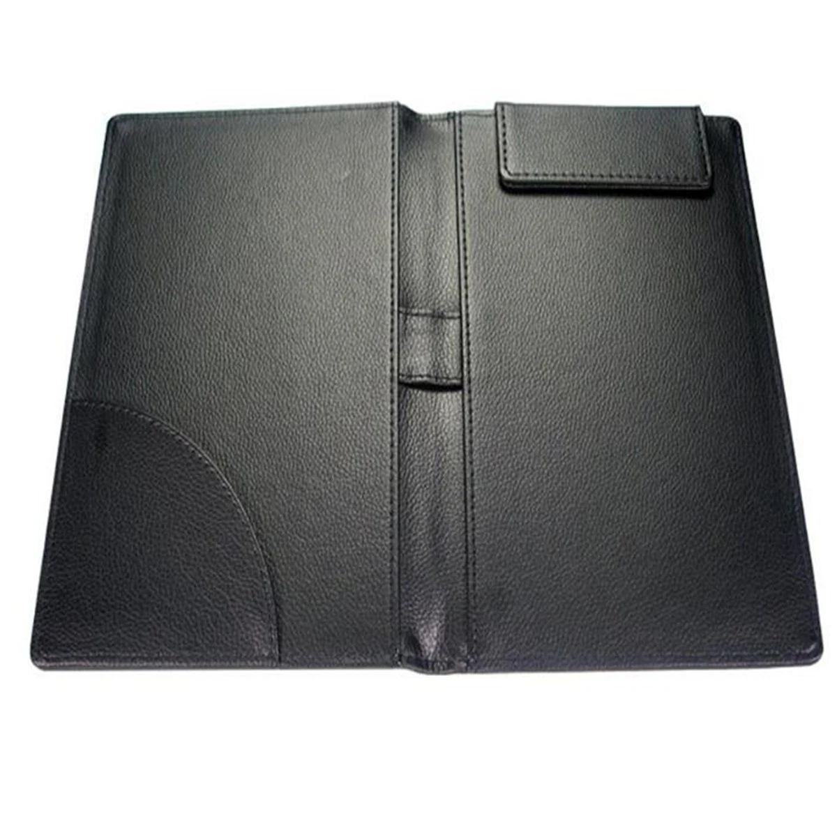 PU Leather Restaurant Magnet Bill Folder with Pen Holder