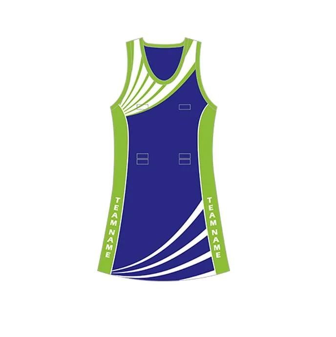 Custom 100%Polyester Sublimation Netball Dress Uniforms Tennis Dress