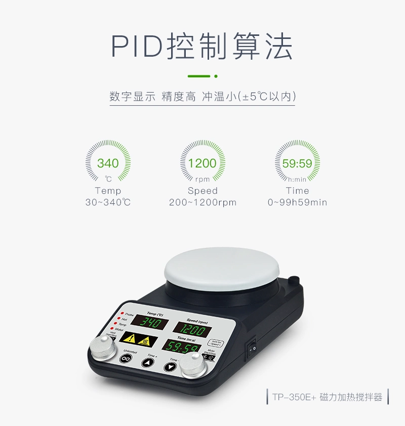 Digital Magnetic Stirrer Hot Plate Temperature up to 340 C Magnetic Stirrer